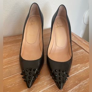 louboutin studded heels